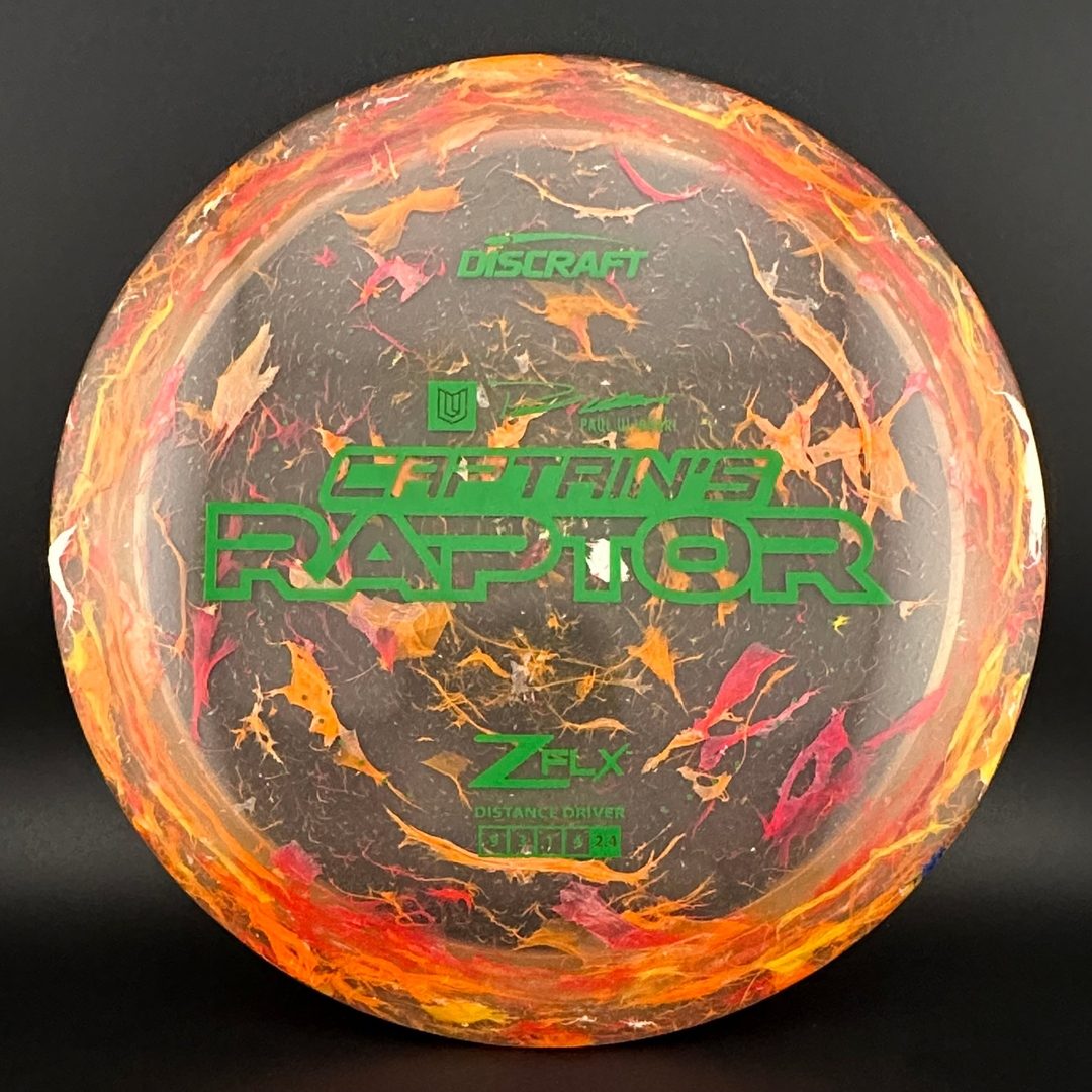 Jawbreaker Z FLX Captain's Raptor - Paul Ulibarri Discraft