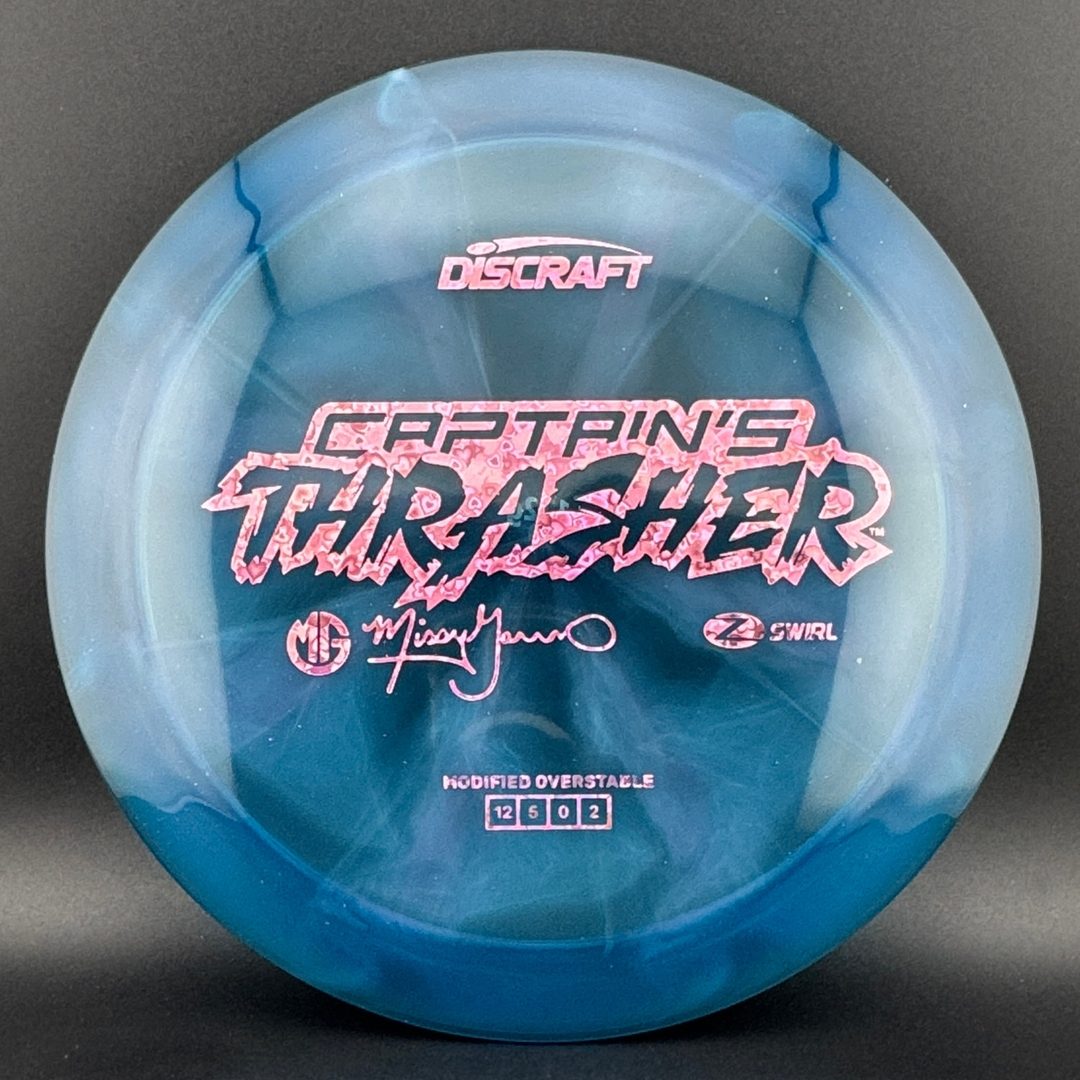 Swirly Z Captain's Thrasher - Missy Gannon 2026 Discraft