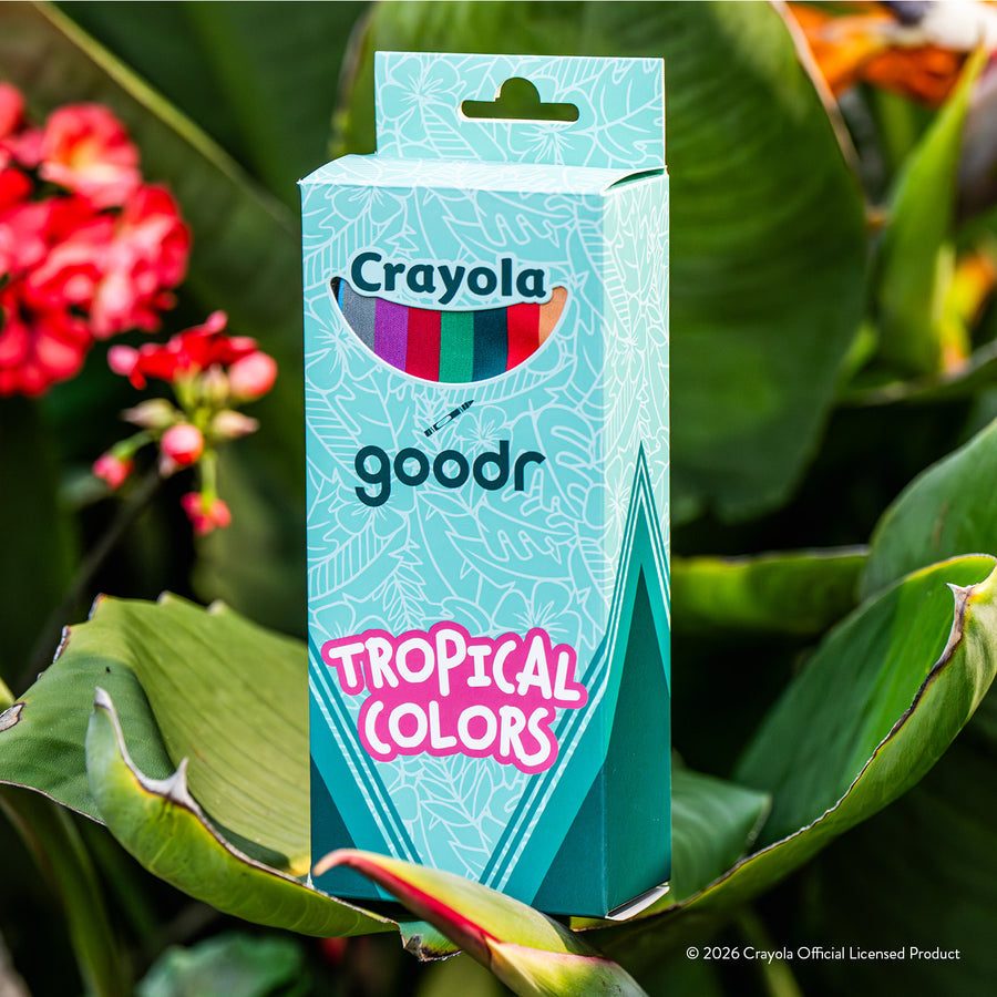 "Coral Reef" Limited Crayola OG Polarized Sunglasses Goodr