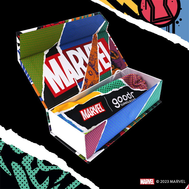 "Super Hero Super Fan" Marvel Remix OG Polarized Sunglasses Goodr