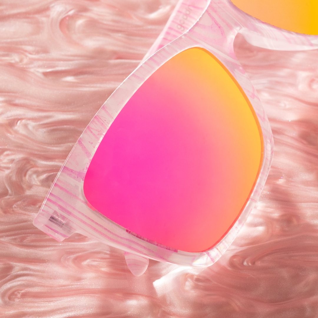 "Living In A Material Swirl" Polarized Pop G Sunglasses Goodr