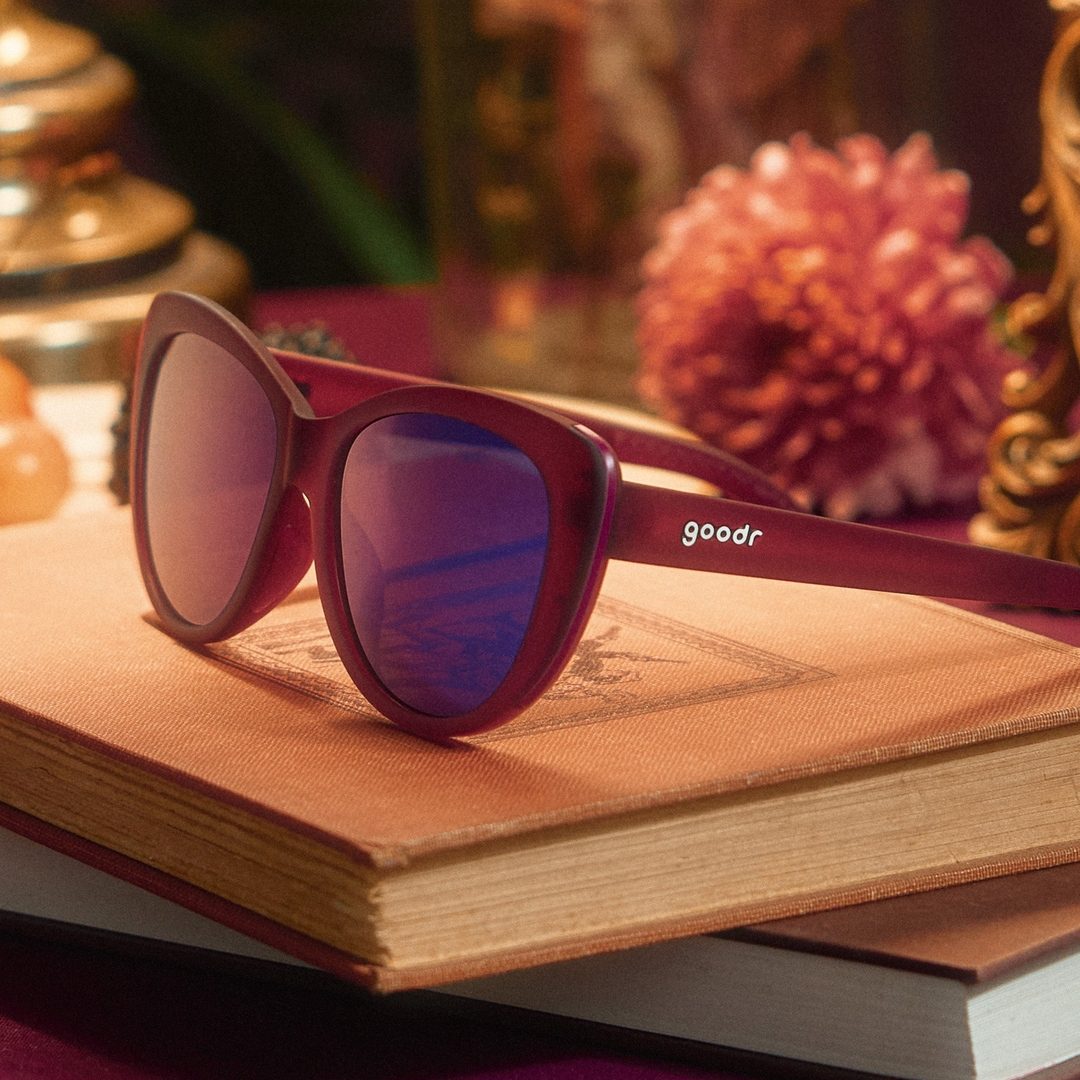 "Midnight Merlot Glow" Glam G Polarized Sunglasses Goodr