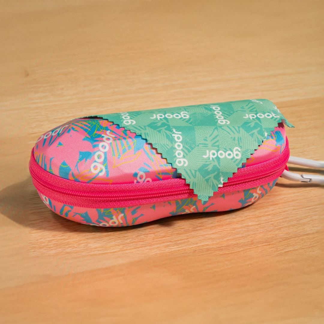 "We Made A Good Case” Sunglasses Case with Carabiner Goodr