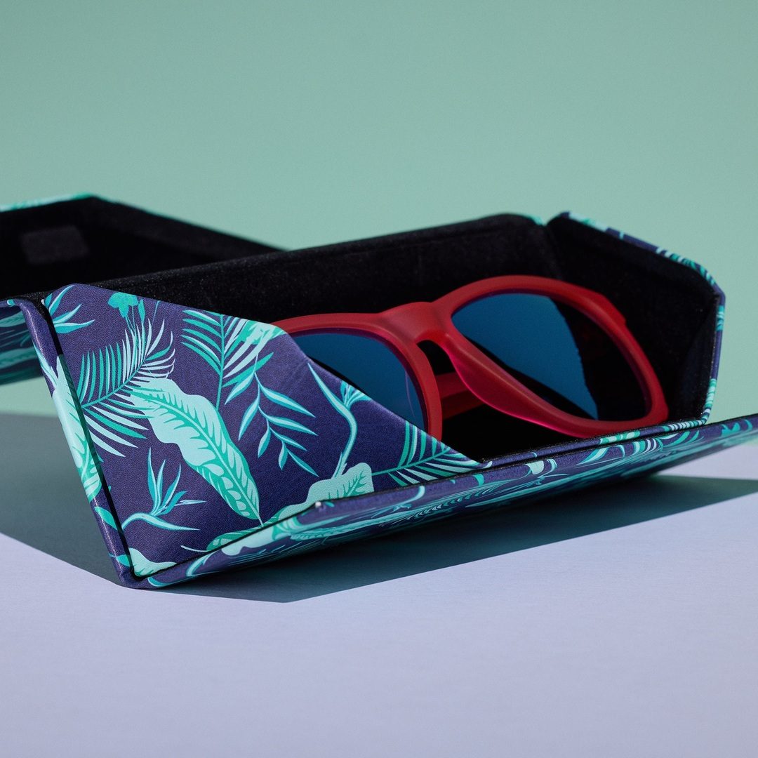 "Enter The Fold” Folding Sunglasses Case Goodr