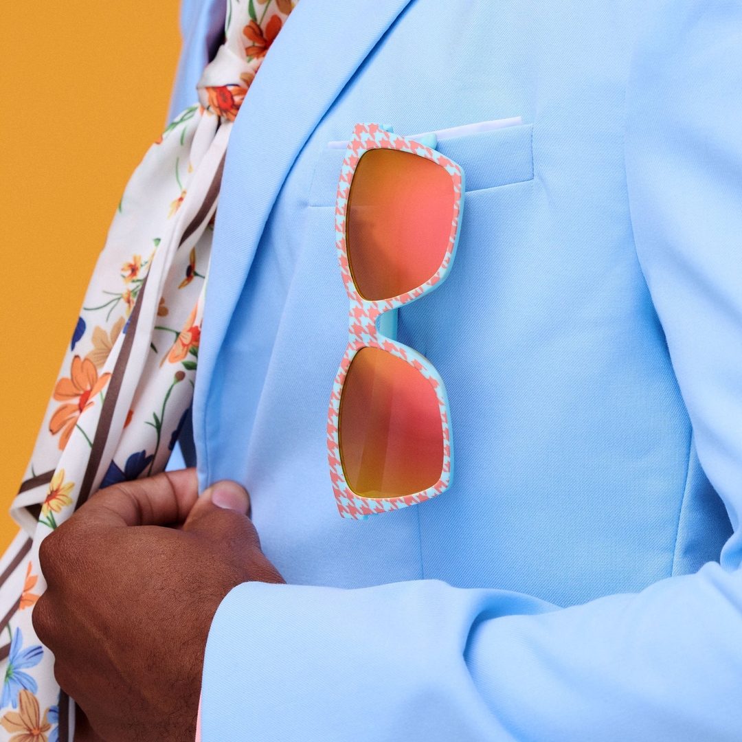 "The Truth About Houndstooth" Polarized Pop G Sunglasses Goodr