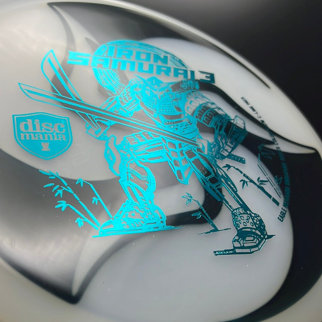 Iron Samurai 3 - Clear Glow MD3 - Offical Huk Tri Fly RARE! Discmania