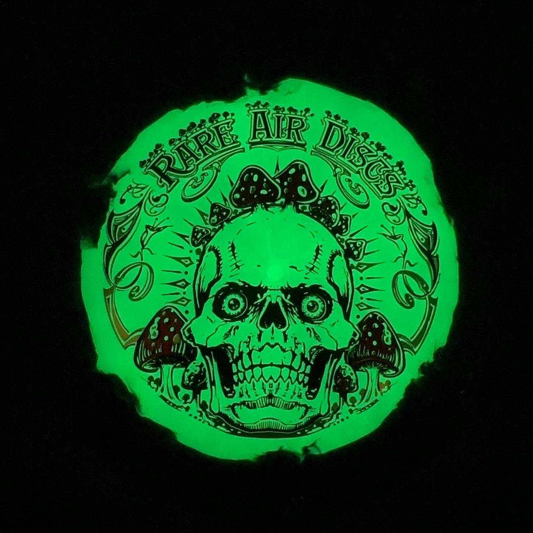 Glow Retina Chemtrail -Crushin' Amanitas by Manny Trujillo Doomsday Discs