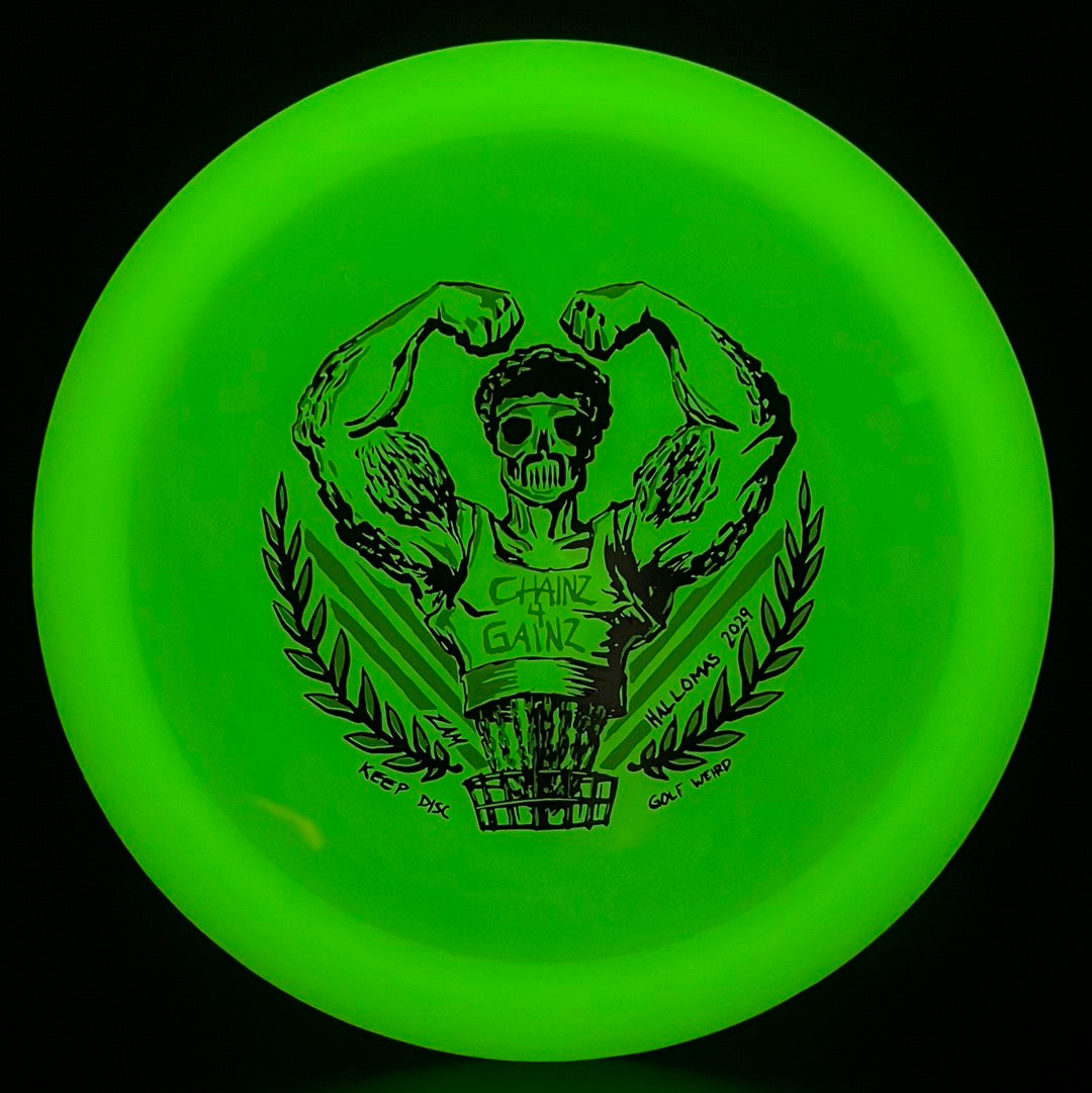 Nocturnal Phoenix - "Chains 4 Gains" by ZAM Keep Disc Golf Weird MINT Discs