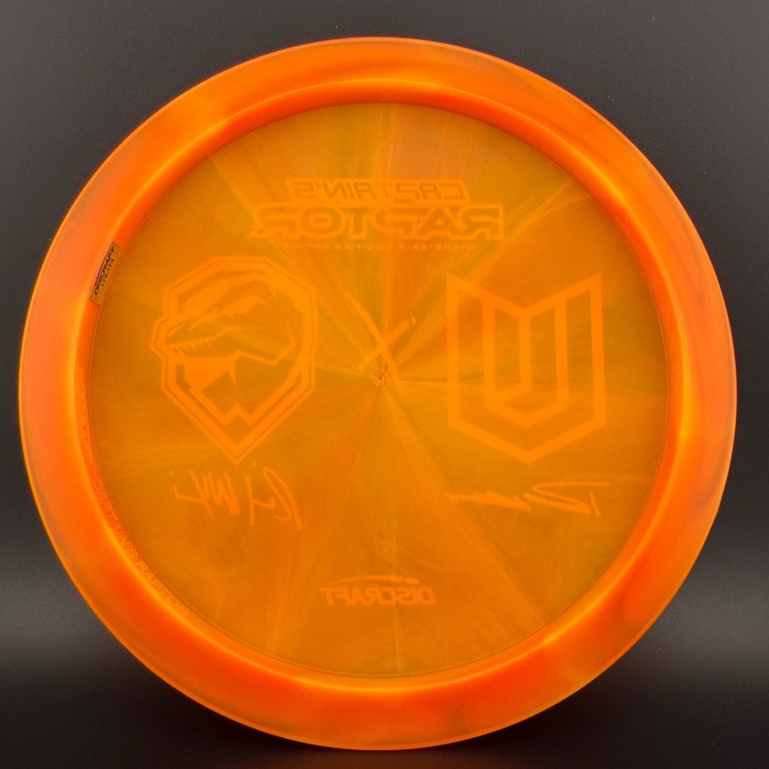Z Swirl Captain's Raptor - Ulibarri x Wysocki Collab Edition Discraft