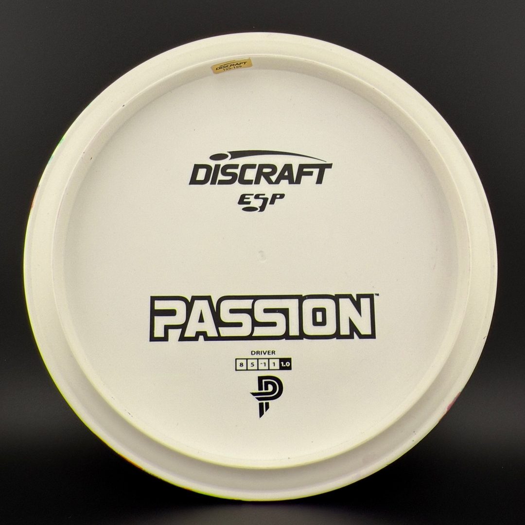 White ESP Passion - Greazy Dyed - Bottom Stamp Discraft