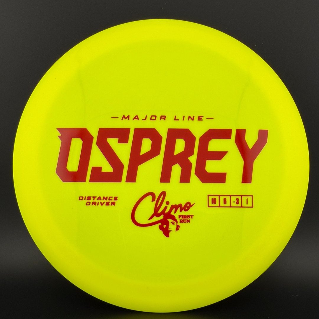 Major Line Osprey - First Run Climo Disc Golf