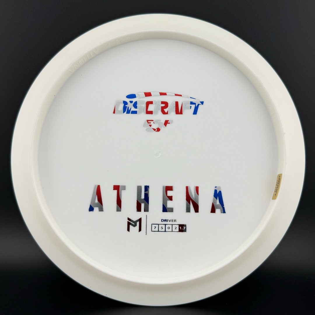 White ESP Athena - Bottom Stamp - Paul McBeth Sig Series Discraft