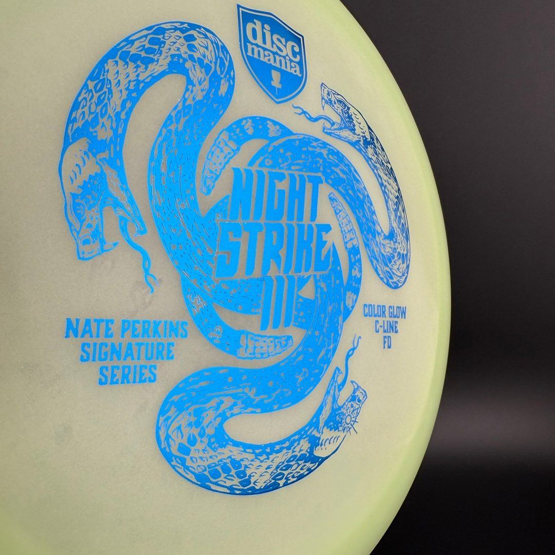 Color Glow C-line FD - Night Strike 3 - Rare Lime - Nate Perkins Discmania