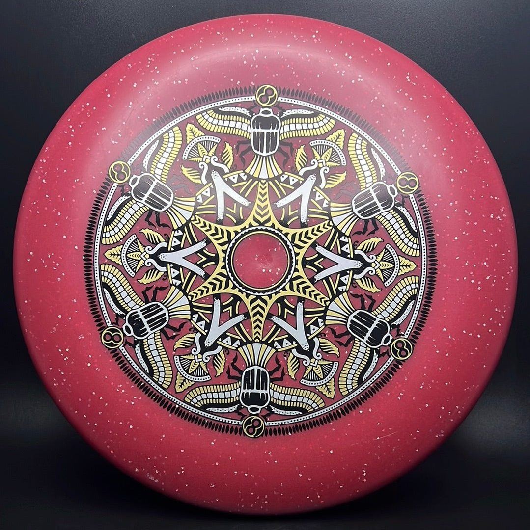 Metal Flake Glow C-Blend Alpaca - Mandala Triple Foil Infinite Discs