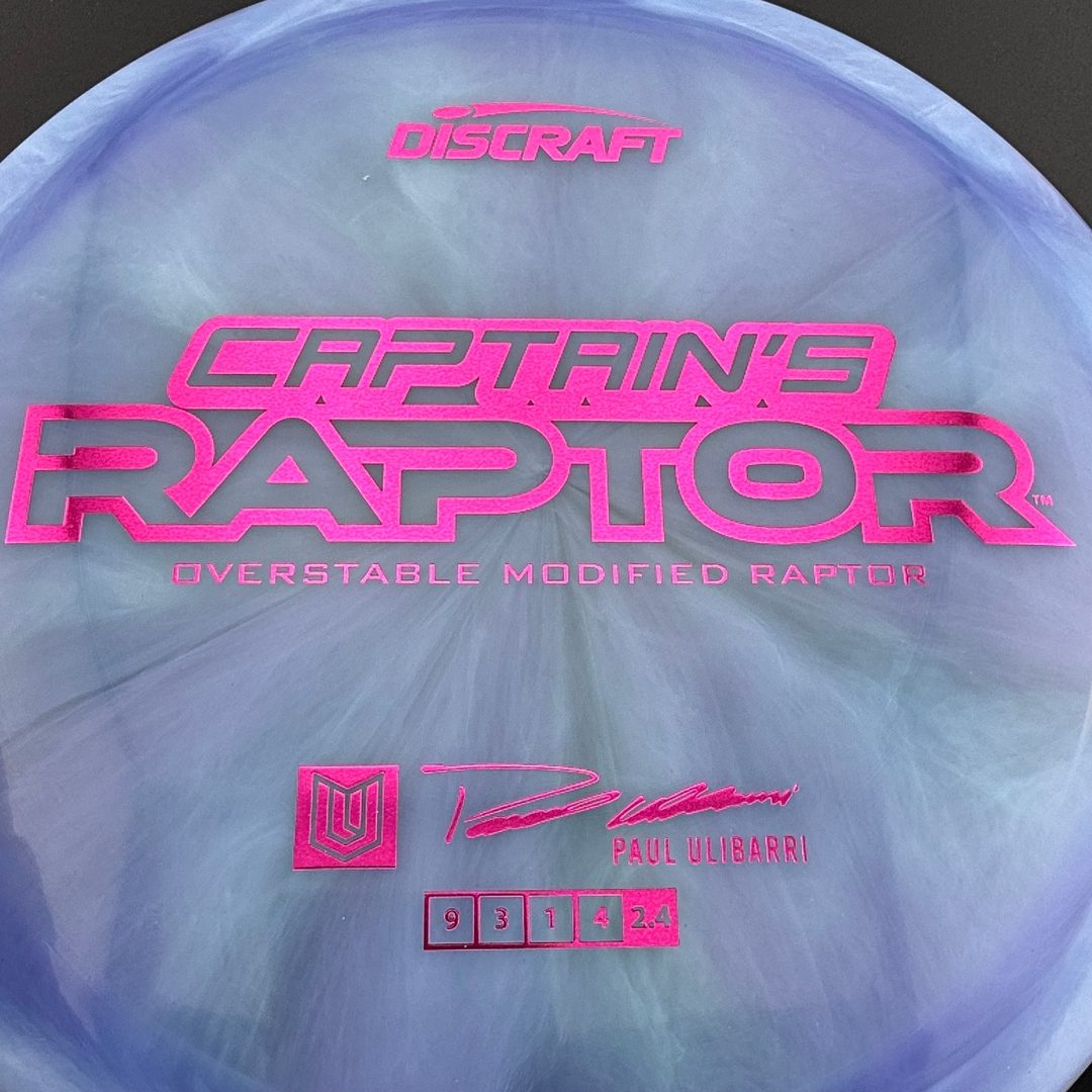 Special Z Blend Captain's Raptor - Paul Ulibarri 2025 Signature Series Discraft