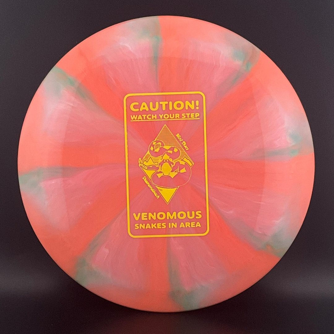 Swirly Apex Diamondback - 2022 First Run - Caution Venomous Snakes! MINT Discs