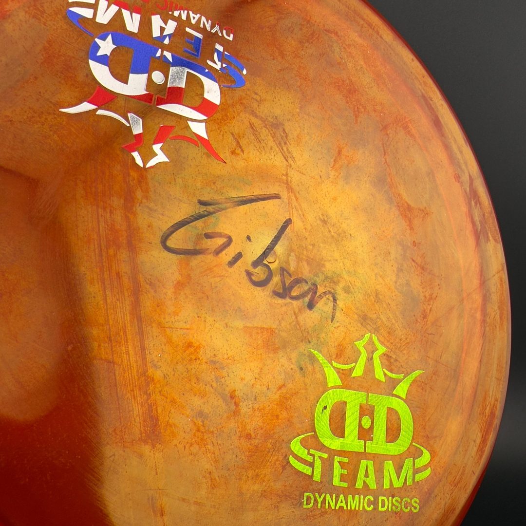 Lava Justice - Team DD Stamp *Gibson Stash Used* Dynamic Discs