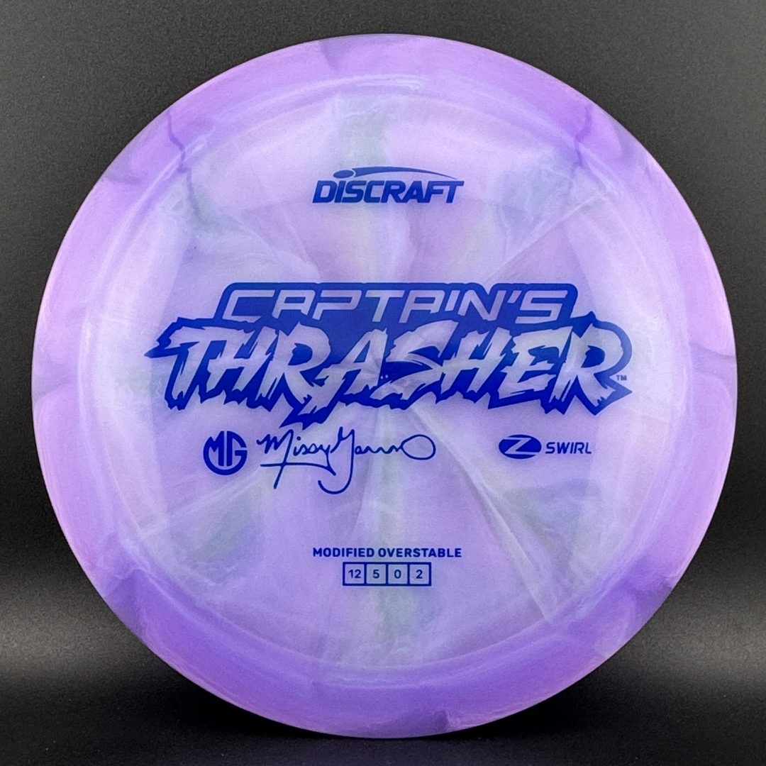 Swirly Z Captain's Thrasher - Missy Gannon 2026 Discraft