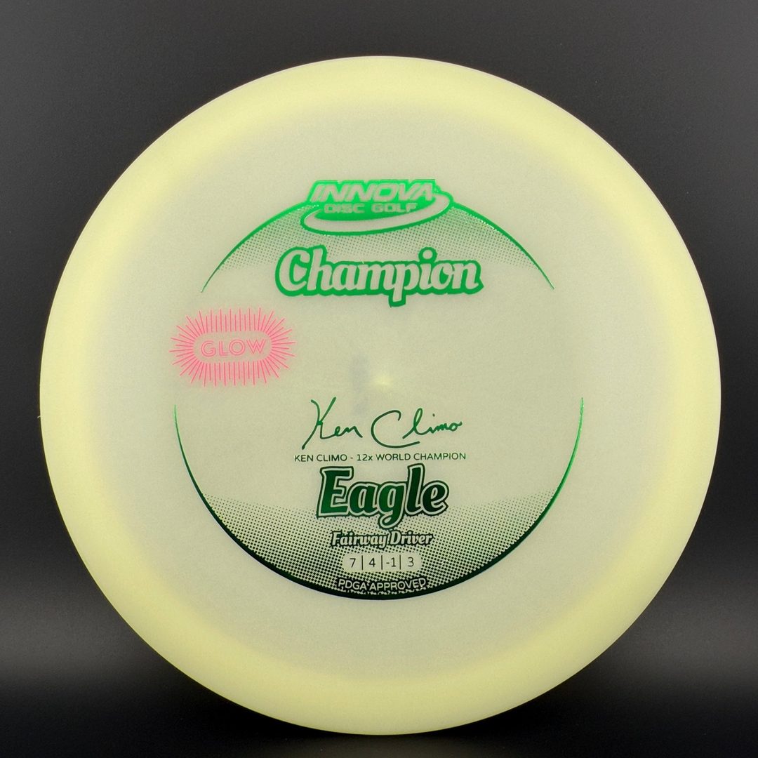 Classic Color Glow Champion Eagle - Ken Climo 12x Innova