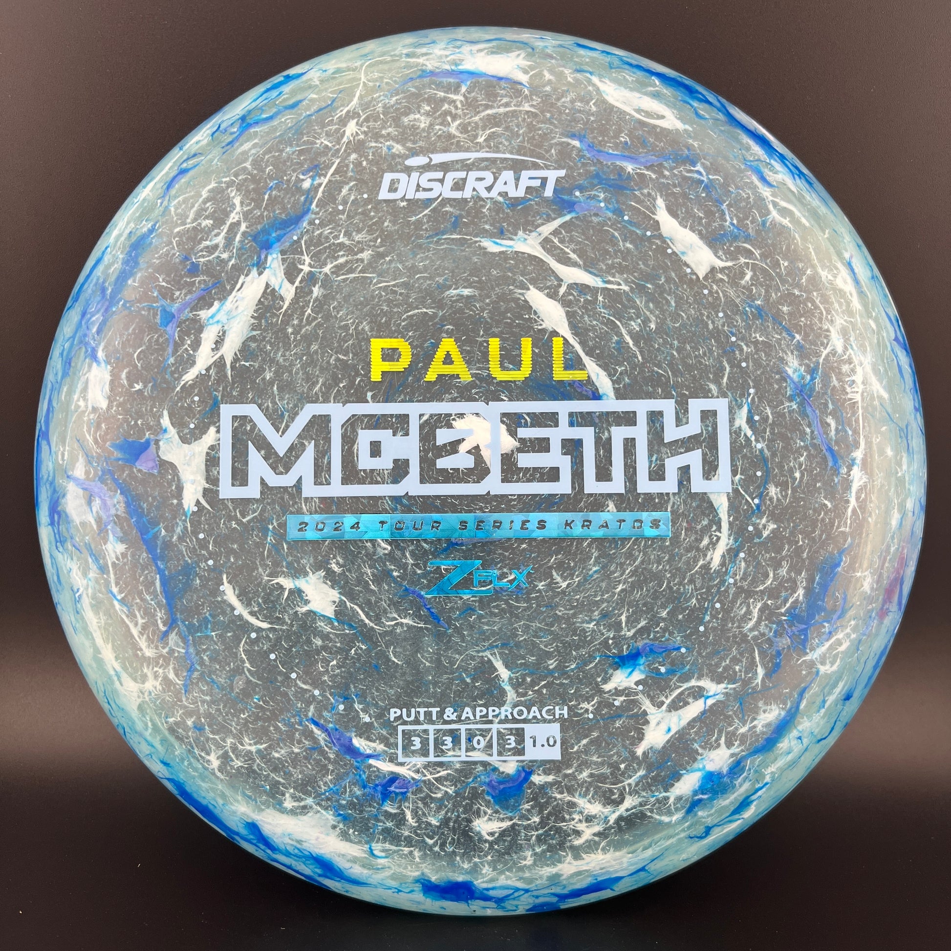 Jawbreaker Z FLX Kratos - 2024 Paul McBeth Tour Series Discraft