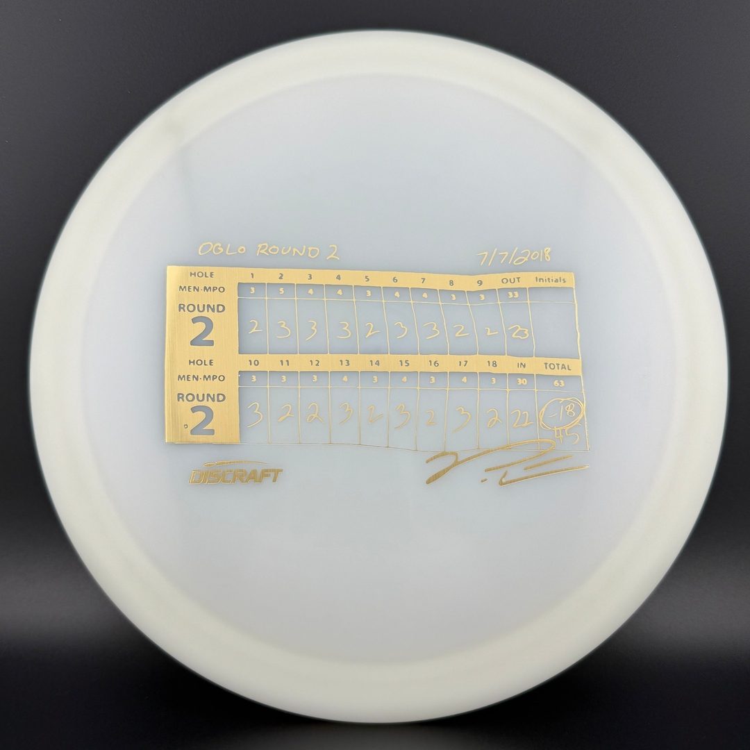 UV Z Glo Anax - Paul McBeth 18 Under Round - DGLO 2024 Discraft
