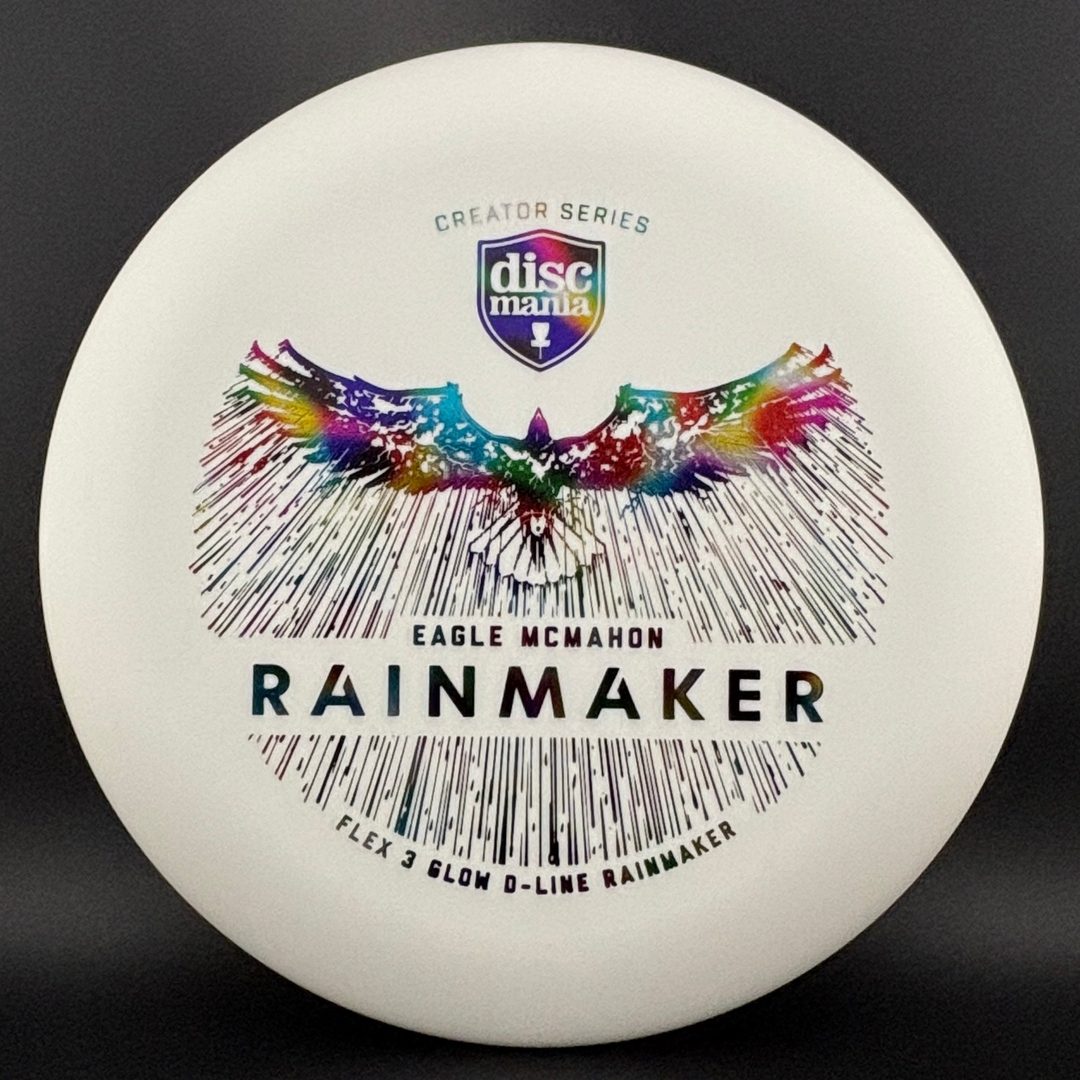 Glow D-Line Flex 3 Rainmaker - Eagle McMahon Creator Series *Colten Stash* Discmania