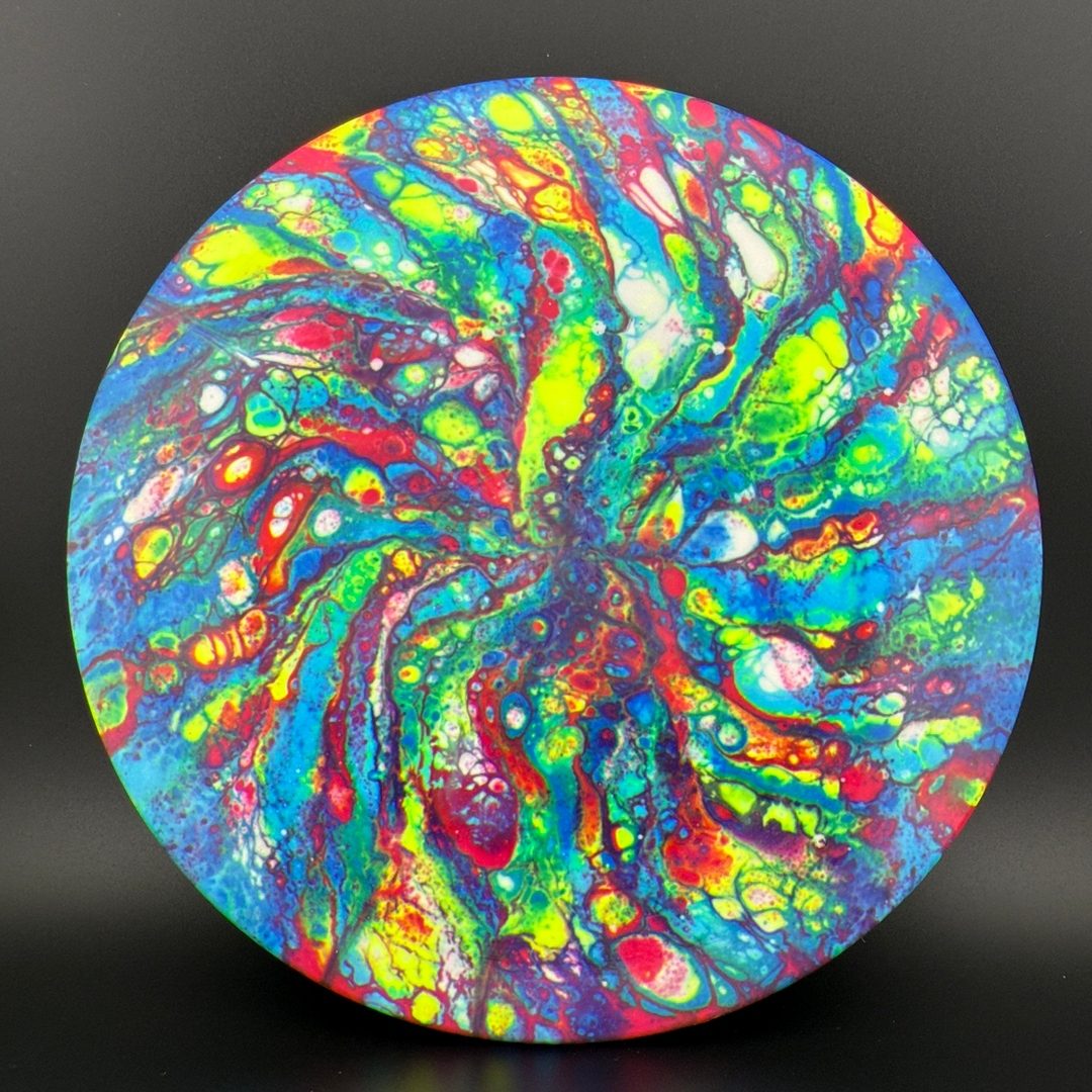 White ESP Athena - Greazy Dyed - Bottom Stamp Discraft