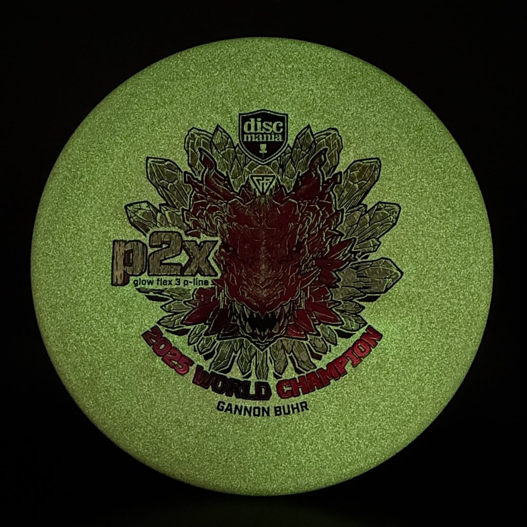 Glow P-Line P2x Flex 3 - Gannon Buhr 2025 World Champion Discmania