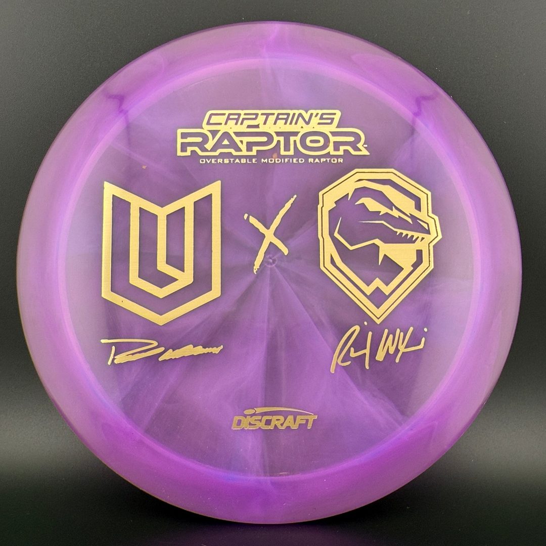 Z Swirl Captain's Raptor - Ulibarri x Wysocki Collab Edition Discraft
