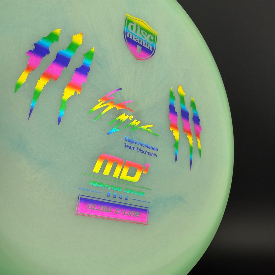 Color Glow C-Line MD3 Penned Eagle Claw - Rainbow *Colten Stash* Discmania