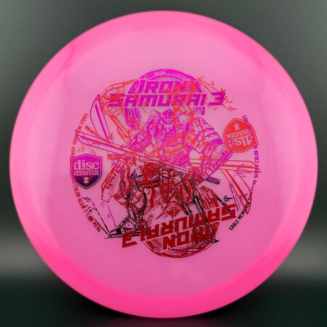 Color Glow C-Line MD3 - Iron Samurai 3 Double Stamp X-Out Discmania