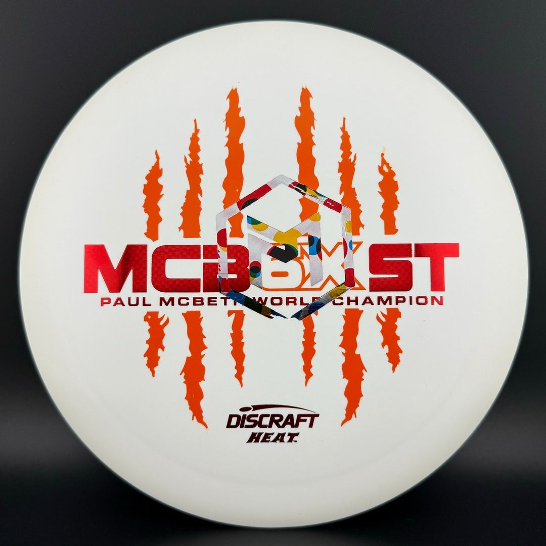 ESP Heat - Paul McBeth 6x Claw Misprint - Rare White Discraft