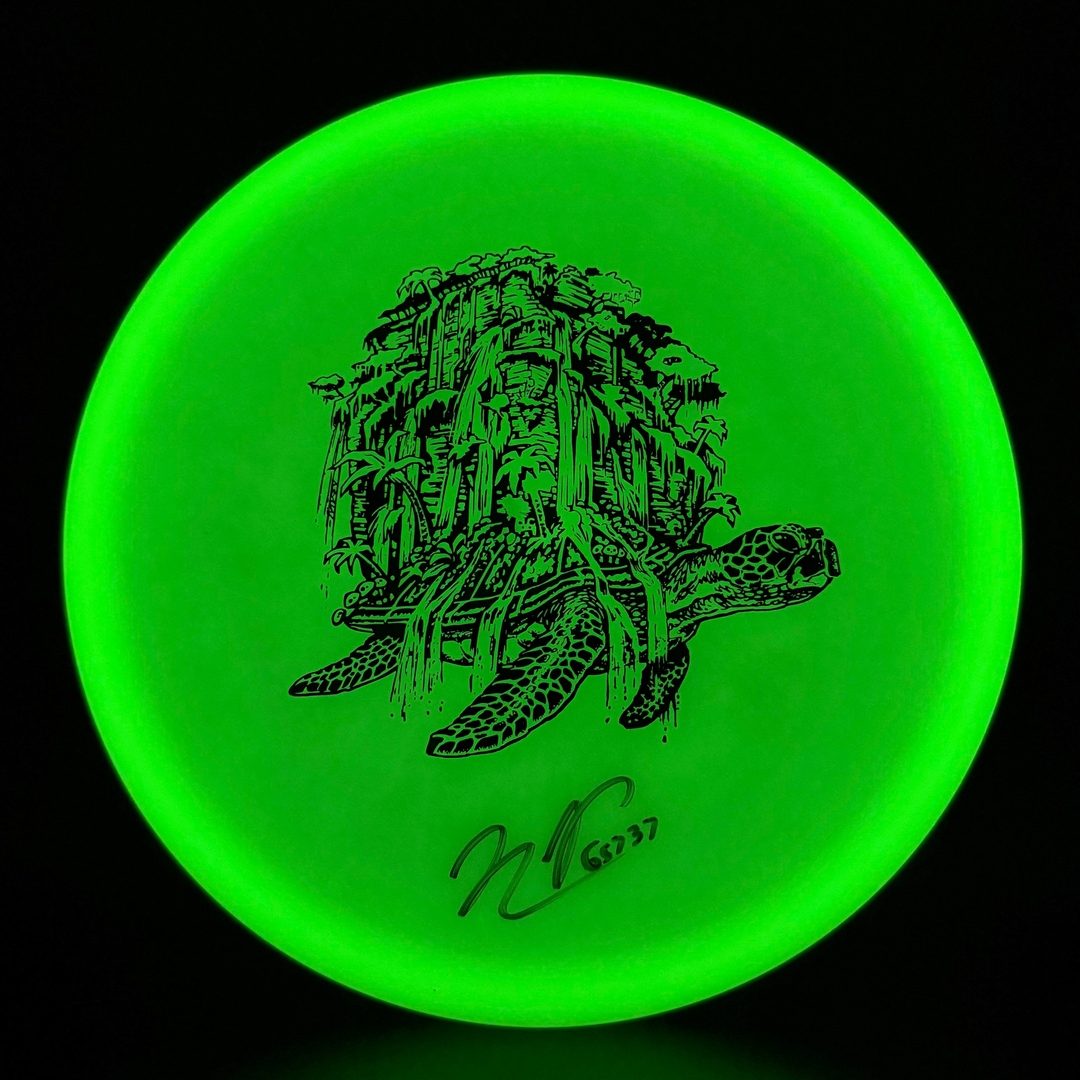 Glow C-Line MD4 *Signed* - Nate Perkins Turtle by Manny Trujillo Discmania