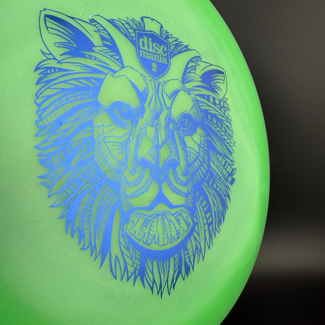 Color Glow C-line FD2 - Royal Rage - Rare Neon Green *Lightly Used Discmania