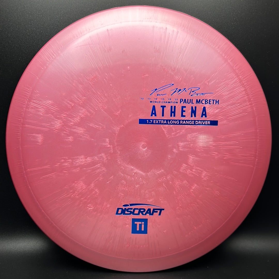 Titanium Athena - First Run - Paul McBeth Limited Edition Discraft