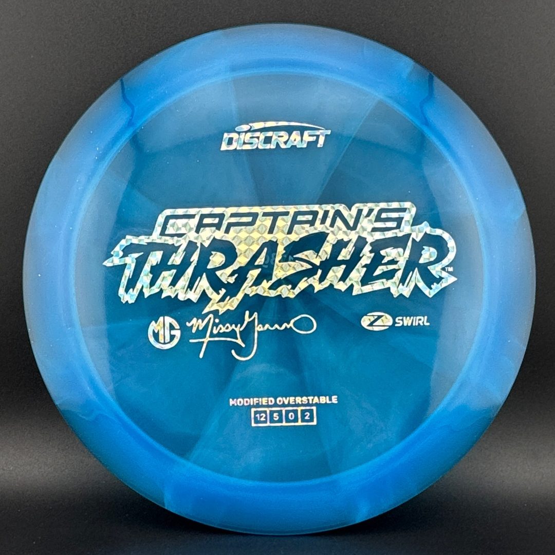 Swirly Z Captain's Thrasher - Missy Gannon 2026 Discraft