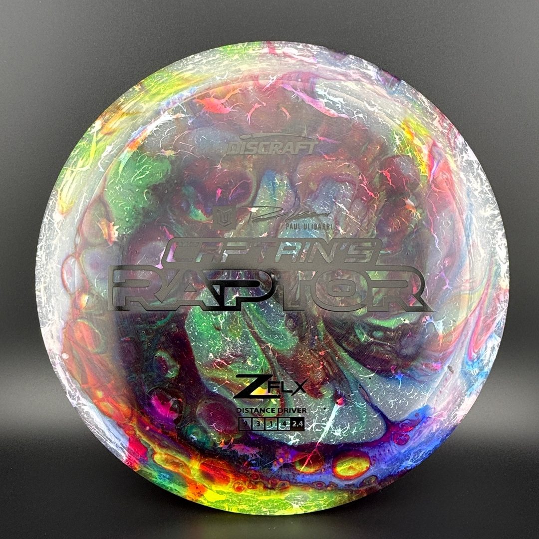 Jawbreaker Z FLX Captain's Raptor - Paul Ulibarri - Doodle Discs Dyed Discraft