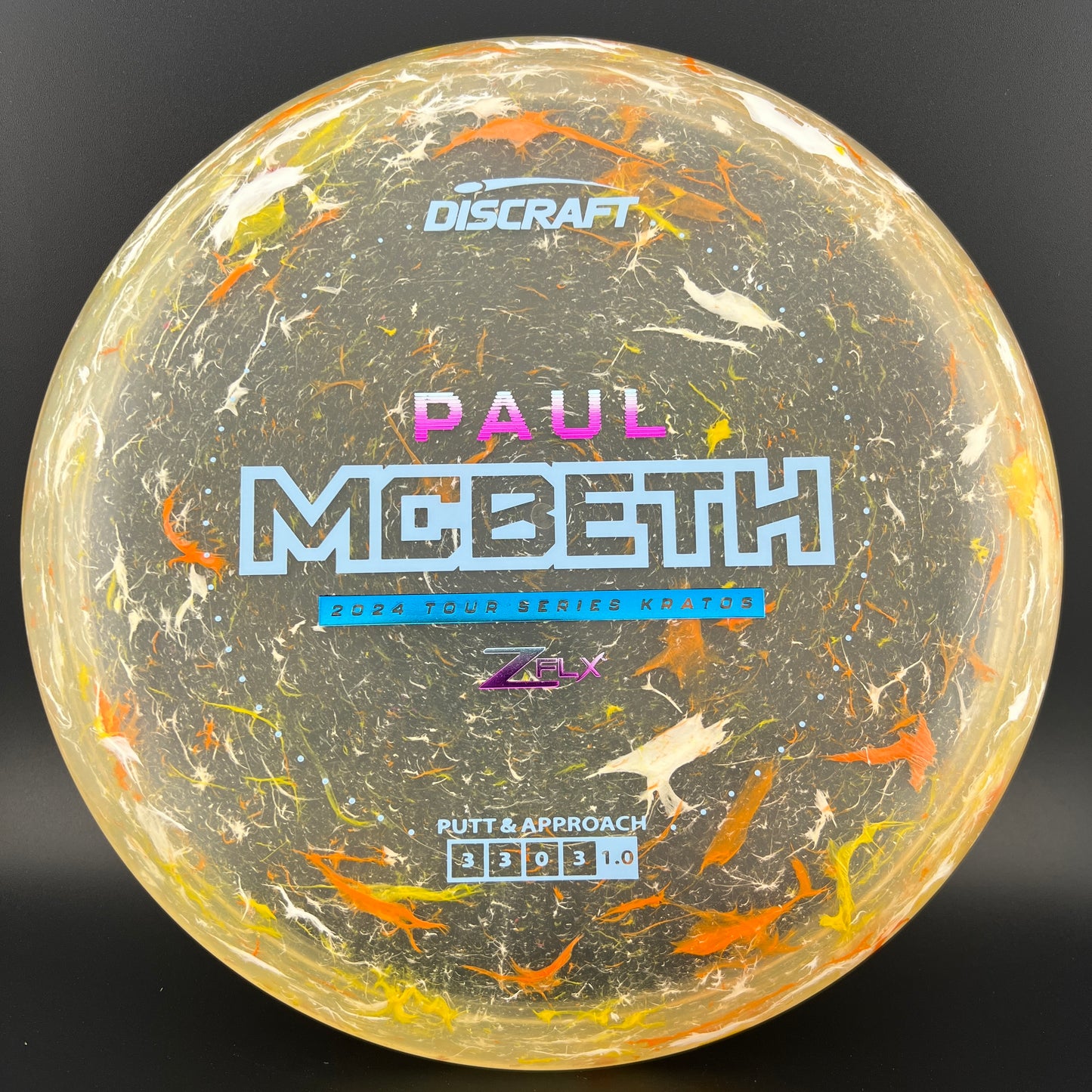 Jawbreaker Z FLX Kratos - 2024 Paul McBeth Tour Series Discraft