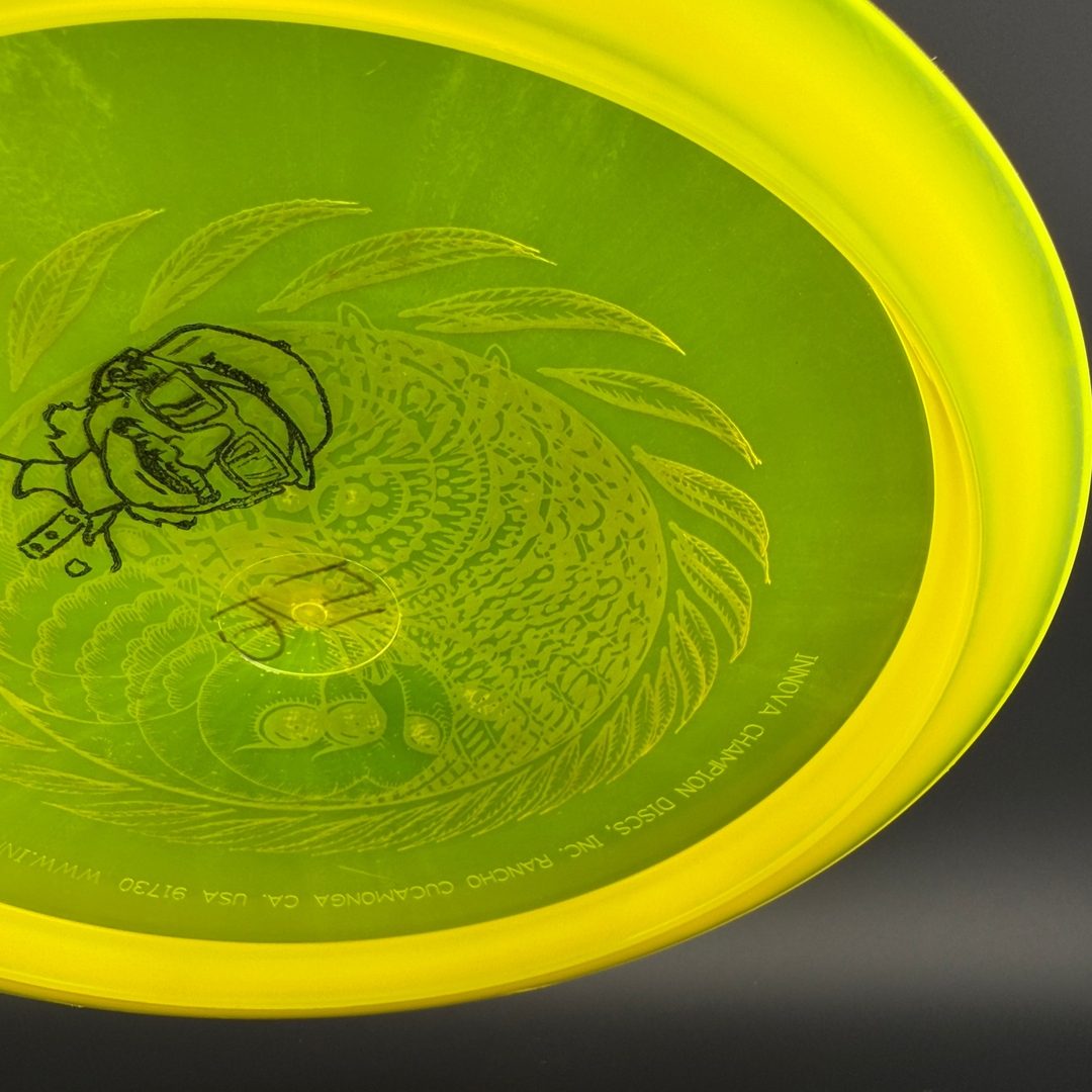 C-Line FD Penned - Nate Perkins Owl Double Stamp *Colten Stash Used* Discmania