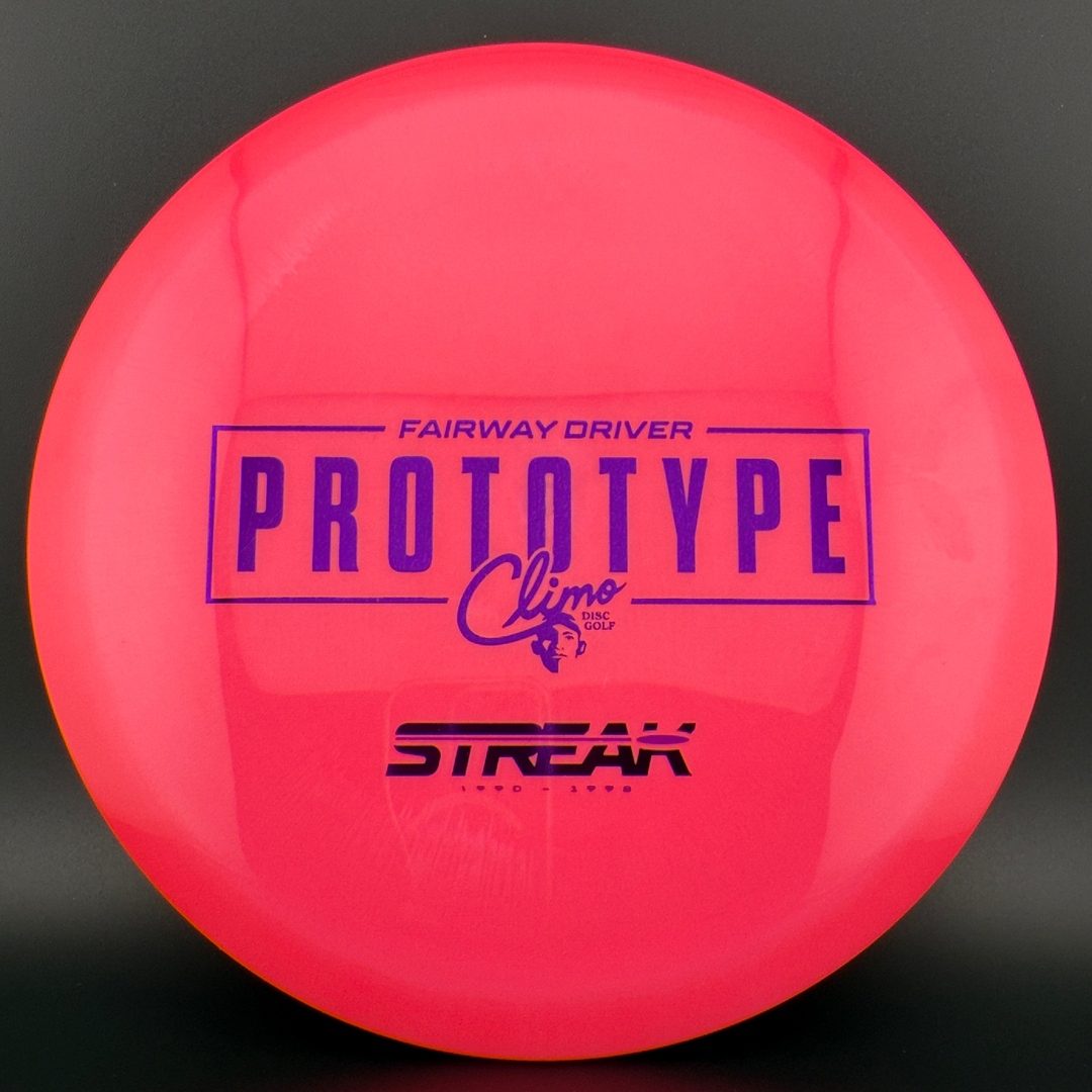 Signature Line Streak - Prototype Climo Disc Golf