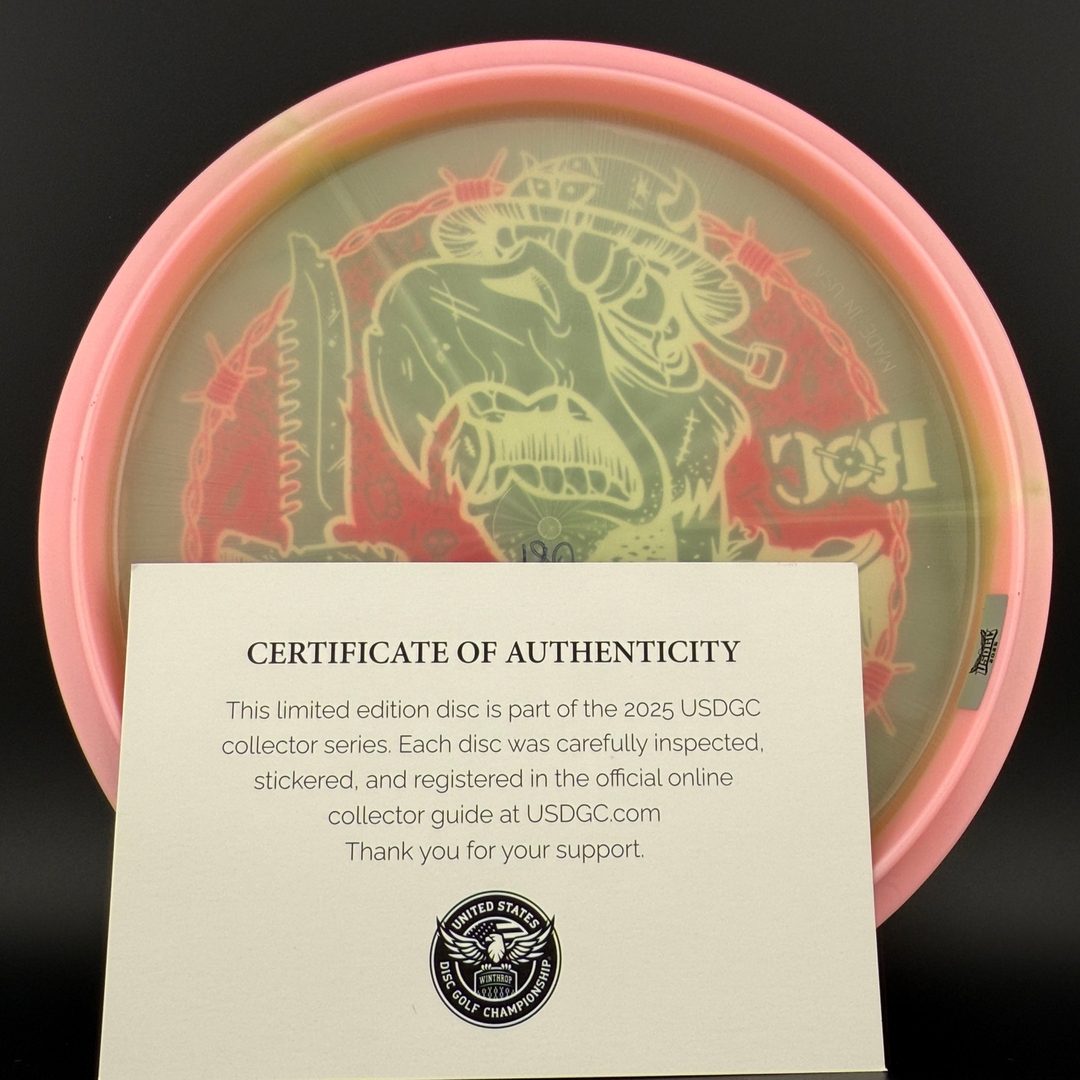 Proto Glow Halo Champion Roc3 - War Bird USDGC 2025 Innova