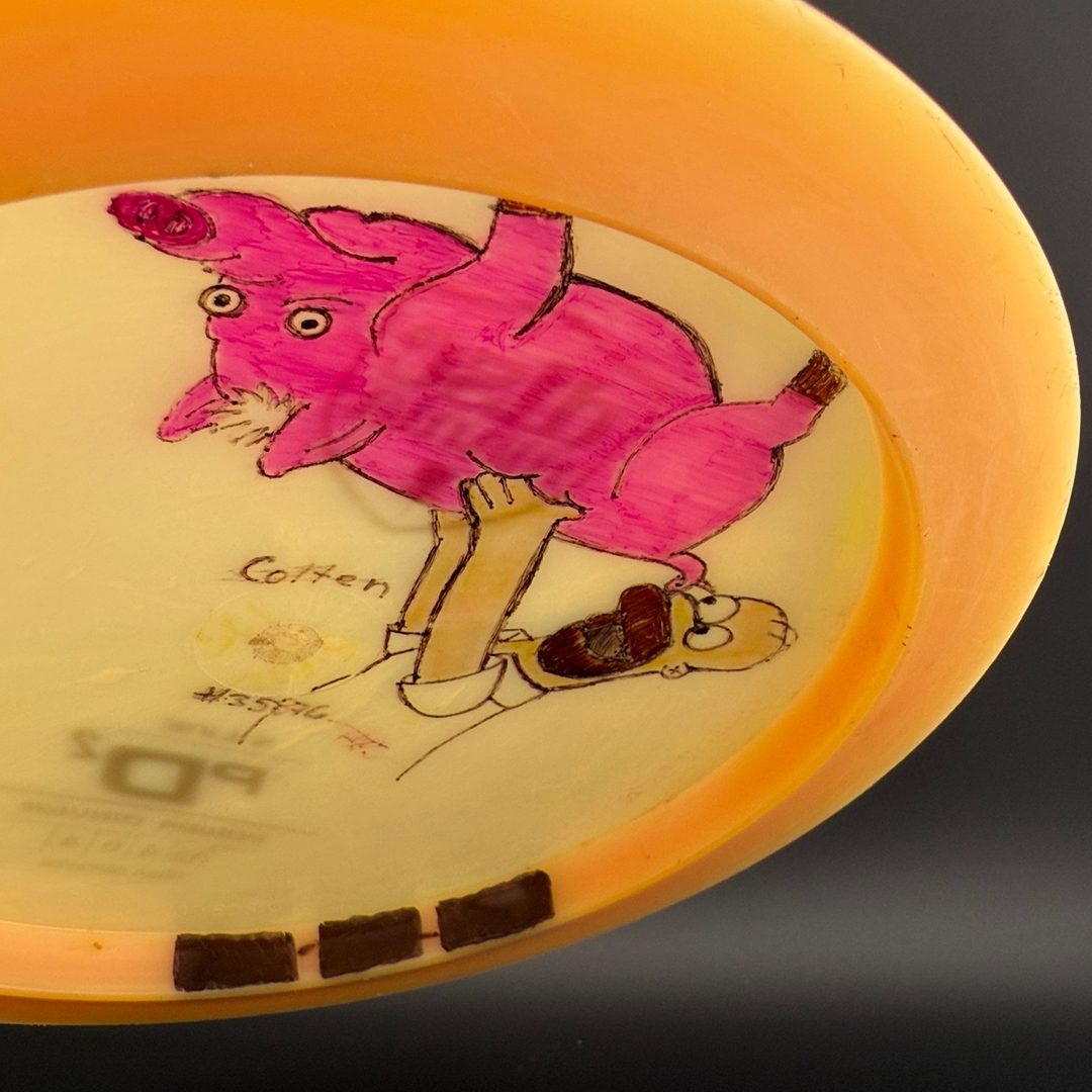 S-Line PD2 Penned - Kona Art Spider Pig - Transitional S/C-Line *Colten Stash Used* Discmania