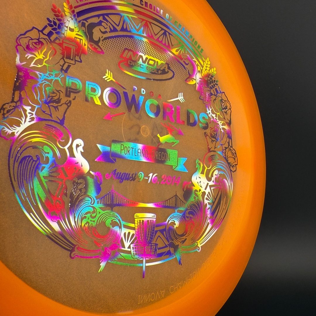 Color Glow Champion Destroyer Penned - 2014 Pro Worlds - Gummy! Innova