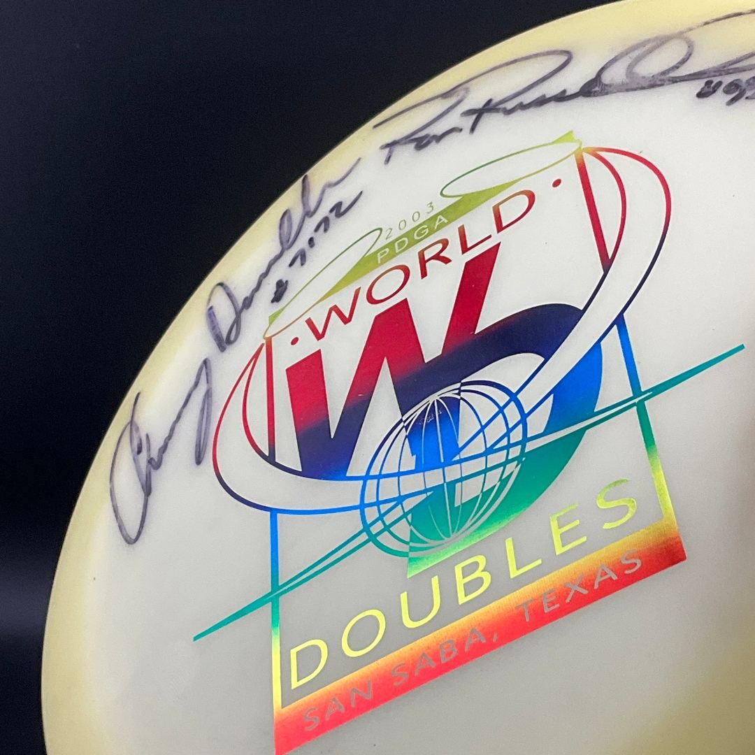 Glow Champion Eagle *Signed* - 2003 PDGA World Doubles Innova