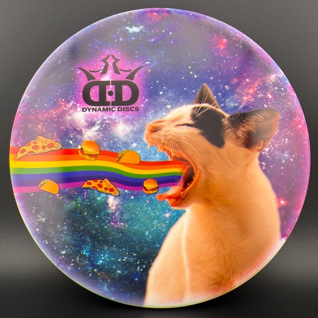 Fuzion Judge - DyeMax - Space Kitty Rainbow Barf Dynamic Discs