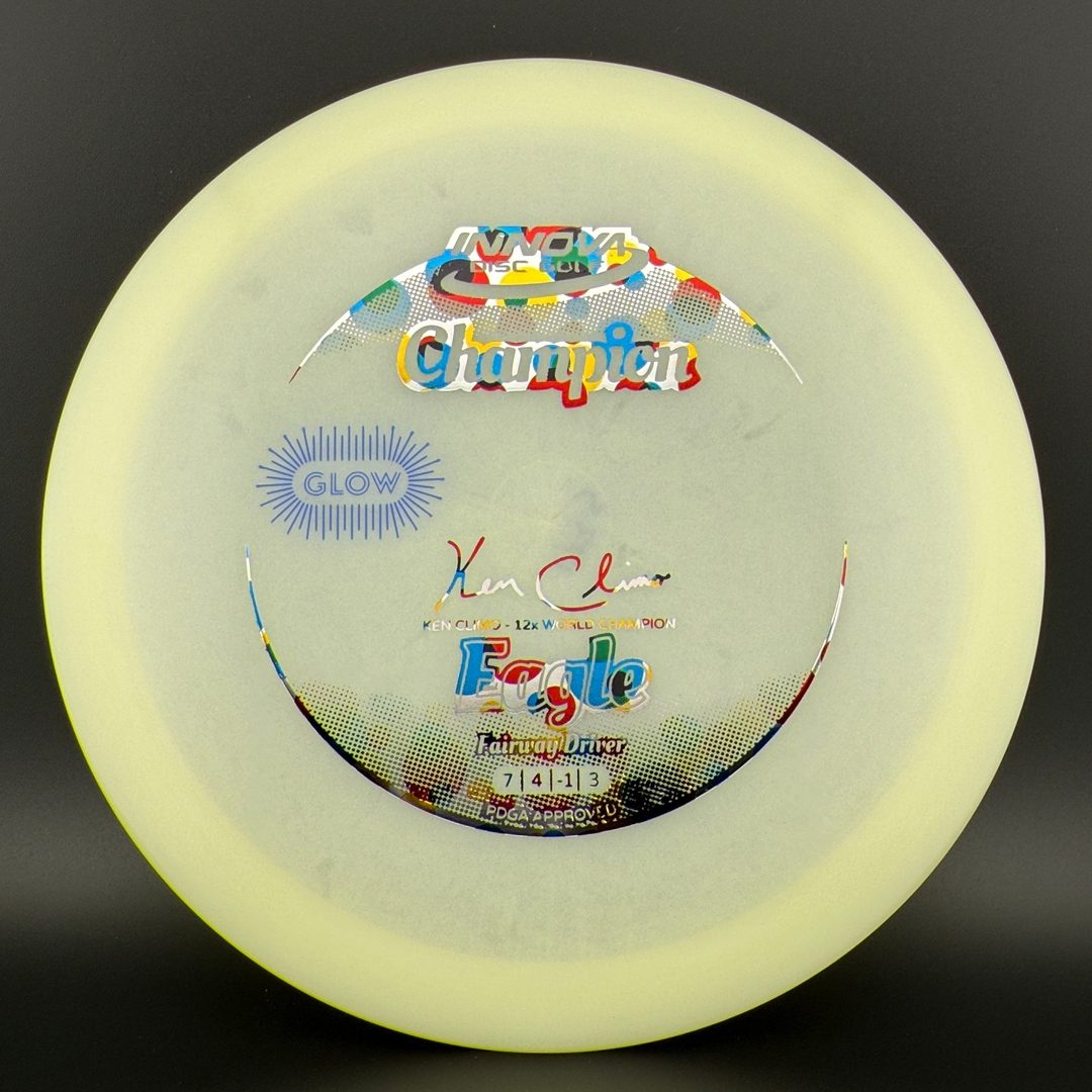 Classic Color Glow Champion Eagle - Ken Climo 12x Innova