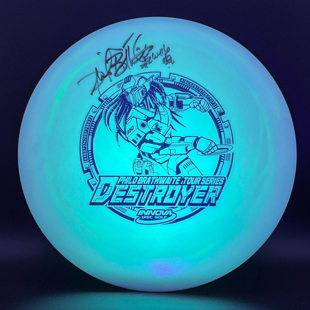 Glow Star Destroyer *Signed* - Philo Brathwaite 2019 Tour Series Innova