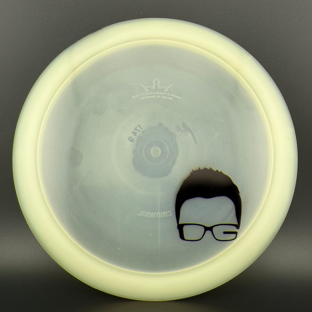 Moonshine Lucid Criminal - Rare DyeMax Logo *Gibson Stash* Dynamic Discs