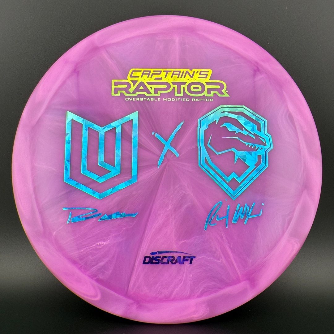 Z Swirl Captain's Raptor - Ulibarri x Wysocki Collab Edition Discraft