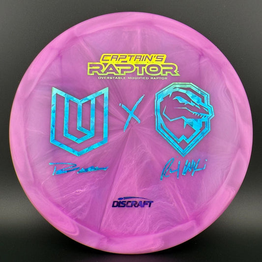 Z Swirl Captain's Raptor - Ulibarri x Wysocki Collab Edition Discraft